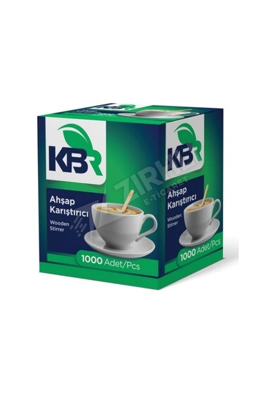 2 Adet Kbr Ahşap Karıştırıcı 1000'li
