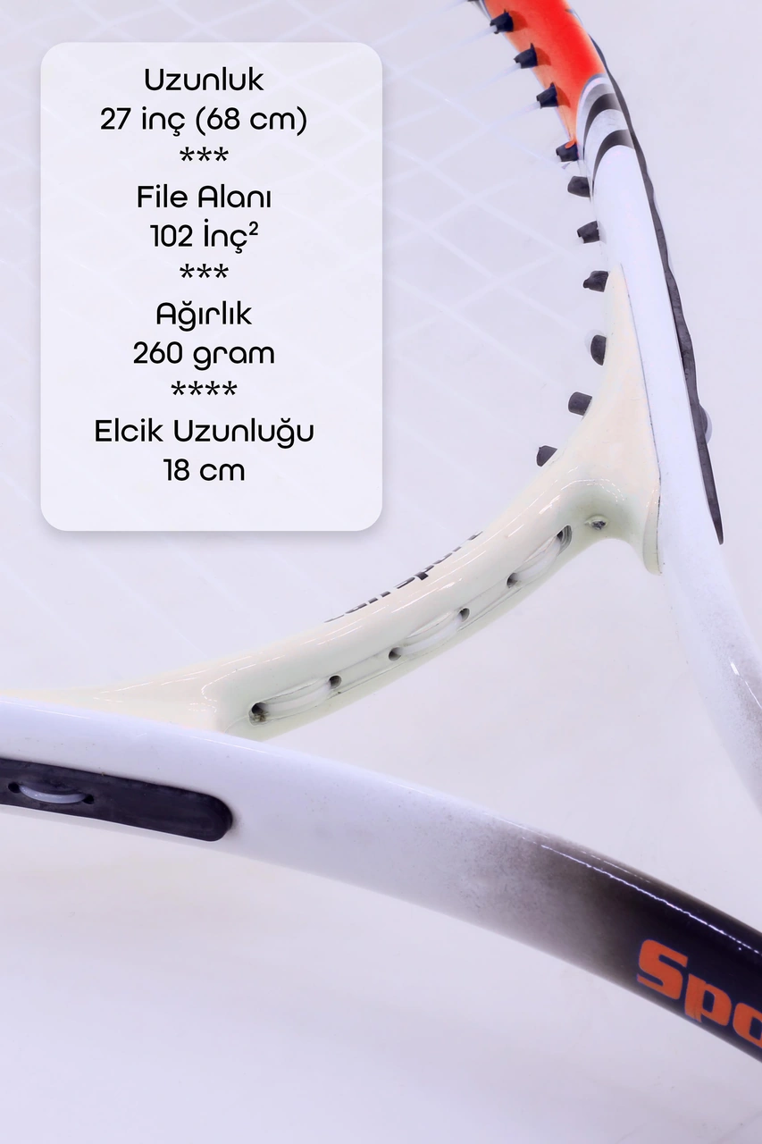 4lü Set Deluxe 27 İnç 2 Tenis Raketi Seti 2 Top Çantalı Yetişkin Tennis Racket L2 Grip M+k 68 Cm 527