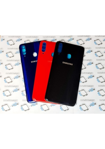 Samsung Uyumlu Galaxy A20S Full Kasa Arka Pil Batarya Kapağı (Yan Tuşla (185729008)