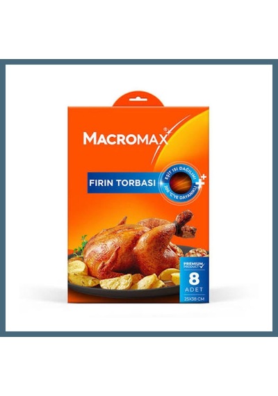 Bezos Macromax Fırın Torbası 8 Li Agc Çok Renkli