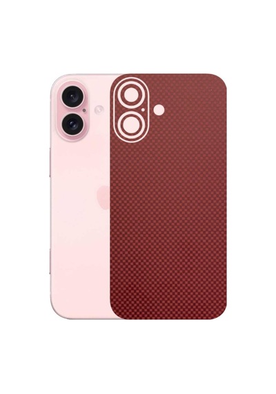 Kapps Iphone 16 İle Uyumlu Fiber Serisi Premium Arka Kapak Kaplama Kenarlar Yoktur 00290246