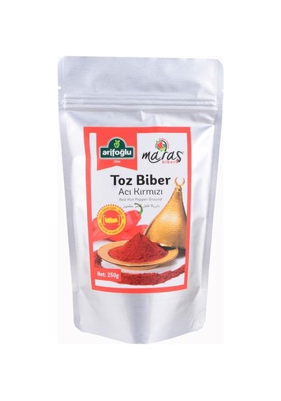 Arifoğlu Kırmızı Acı Maraş Toz Biber 250 G