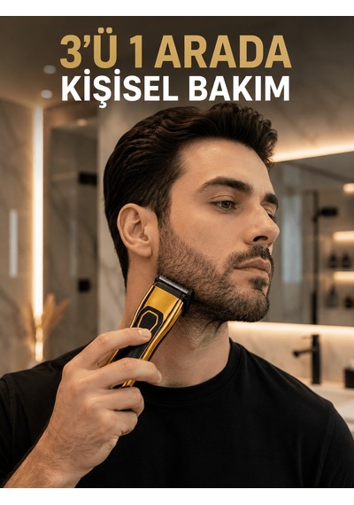 Saç, Sakal, Burun Ve Kulak Bakımı İçin Çok Amaçlı Tıraş Makinesi Tkdytgsjml266ı5h9by
