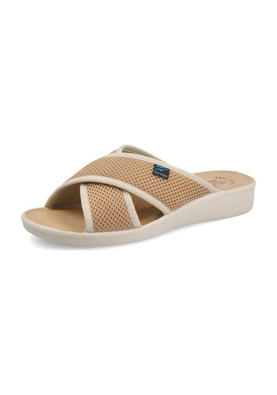 Terlik Kadın Diğer 83 K24 Fe Fly Flot Cloth Slipper Beige Bej