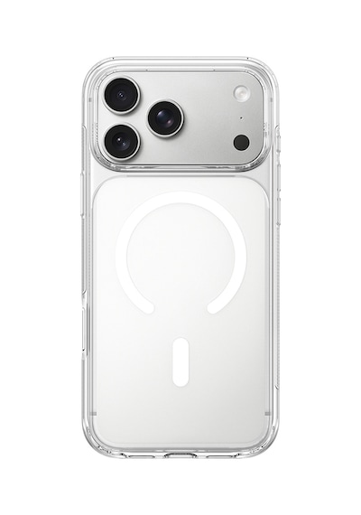 Apple Uyumlu iPhone 17 Pro Kılıf M-safeli Wiwu Cs-202 Crystal Shield Pro Seri Anti Yellowing Sert Pc Kapak Şeffaf