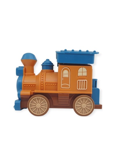 Oyuncak Tren Işıklı Sesli Bas Gitsin 14cm - Mavi - 8068a