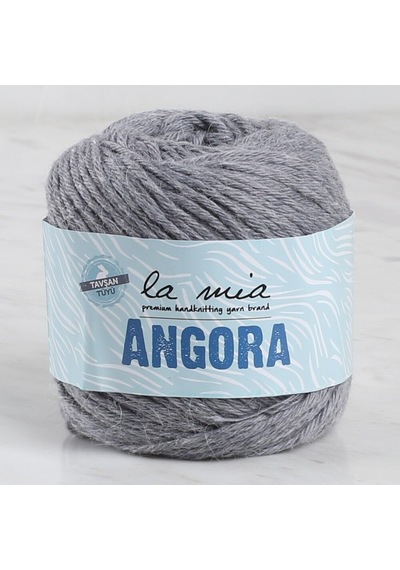 La Mia Angora 50gr Gri El Örgü İpi - L134-33809 Çok Renkli
