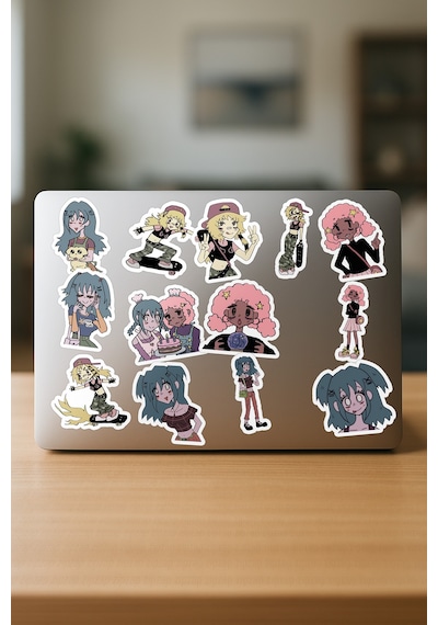 Lacey S Wardrobe Telefon Laptop Bullet Journal Yapışkanlı Folyo Sticker Paketi 20 Adet Çok Renkli
