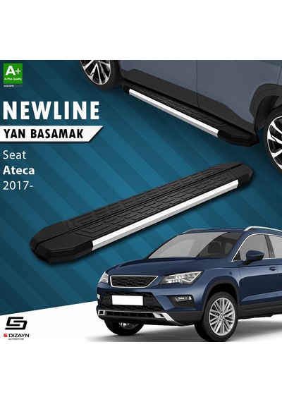 S-dizayn Seat Ateca Newline Krom Yan Basamak 173 Cm 2017 Üzeri A+ Kalite