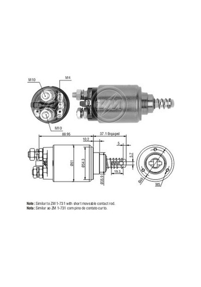 Zm 12v Marş Otomatiği Bosch  Tipi Bmm Sağ N11.18808