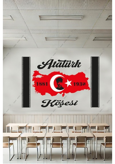 Atatürk Köşesi Türkiye Haritası Ve Atatürk