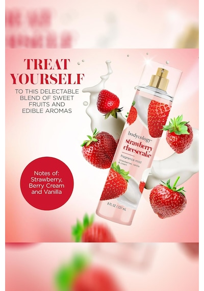 Bodycology Strawberry Cheesecake Vücut Spreyi 237ml