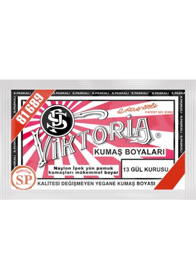 Viktoria Kumaş Boyası - Gül Kurusu