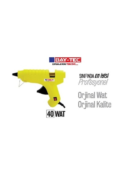 Bay-tec Mum Silikon Tabancası Kalın 40 Watt