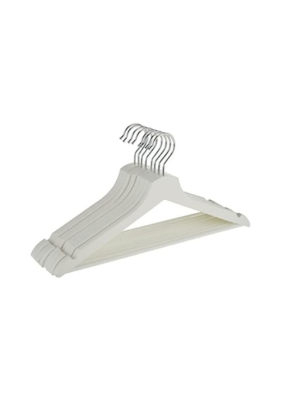 Ahşap Elbise Askısı, 8'li Paket Ve Masif Ahşap Yapım 50cm