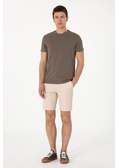 U.S. Polo Assn. Erkek Regular Fit Bisiklet Yaka Haki Tişört 50306913-VR027 U.S. Polo Assn. Erkek Regular Fit Bisiklet Yaka Haki Tişört 50306913-VR027