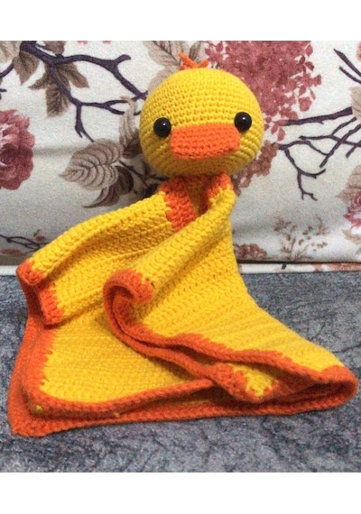 Amigurumi Uyku Arkadaşı Havuç Kafa