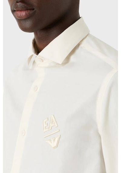 Emporio Armani Erkek Gömlek 3d1c86 1k2nz 0128 Ekru