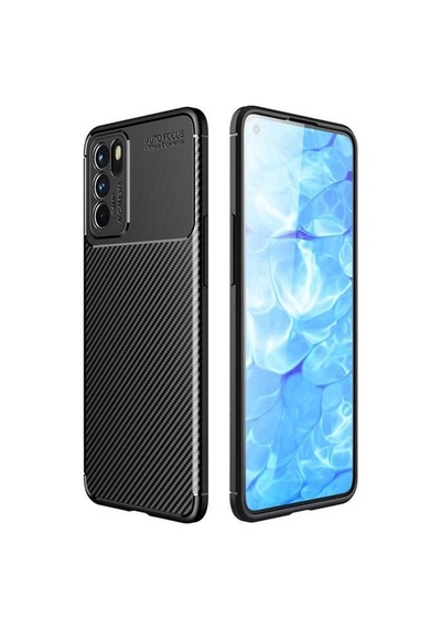 Oppo Reno 6 4g Kılıf Zore Negro Silikon Kapak Siyah