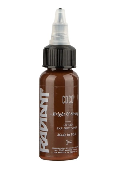 Coco Radiant Dövme Boyası 30ml Doğal Kahve Tonu Profesyonel Tattoo Ink