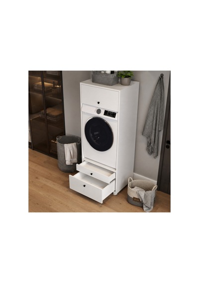 Alice 2 Çekmeceli Makine Dolabı Çok Amaçlı Dolap Banyo Dolabı Beyaz - 906143097 Beyaz Alice 2 Çekmeceli Makine Dolabı Çok Amaçlı Dolap Banyo Dolabı Beyaz - 906143097 Beyaz