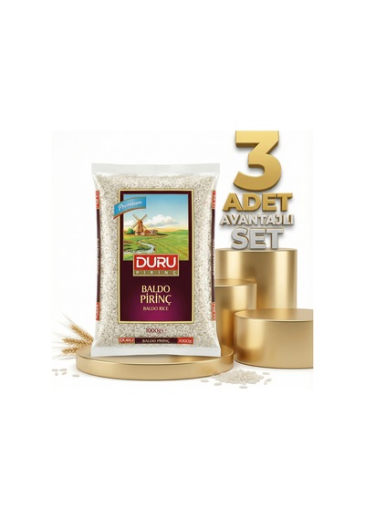 Duru Baldo Pirinç 3x1 Kg