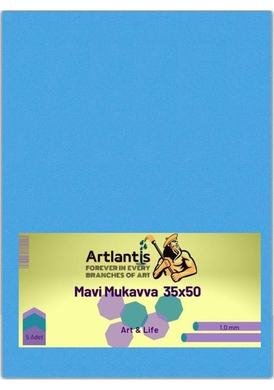 Renkli Mukavva 35X50 5 Adet Artlantis Renkli Mukavva 5 Adet
