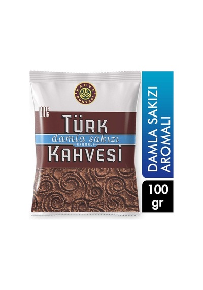 Kahve Dünyası Türk Kahvesi 100 G Damla Sakızı Aromalı Outlet 20'li Paket
