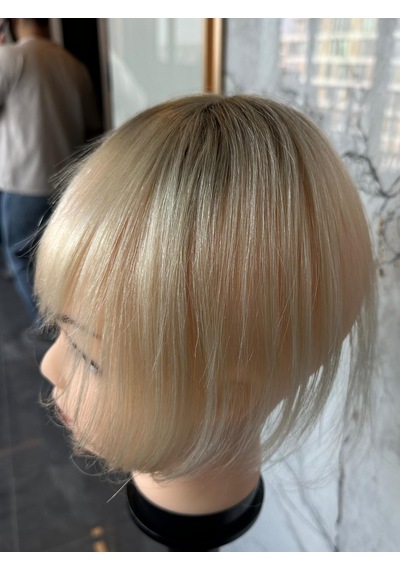 Doğal Görünümlü Tepelik Sarı Ombre Renk Platin Ombre
