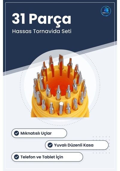 Hassas Tornavida Seti Cep Telefonu Tablet Bilgisayar Tamir Takımı