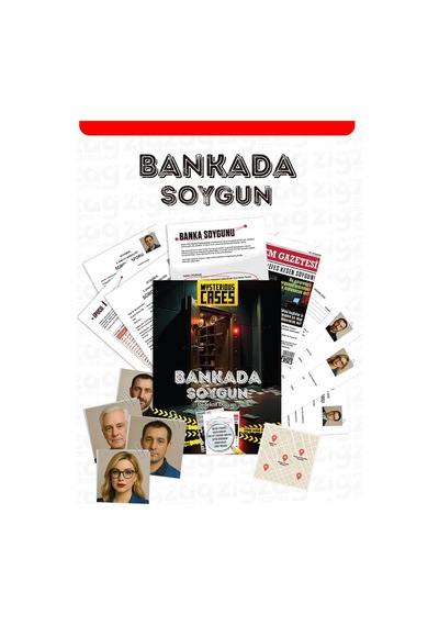 Cases Bankada Soygun, Dedektif Dava Çözme Oyunu, Hırsızı Bul, 16+ Yaş