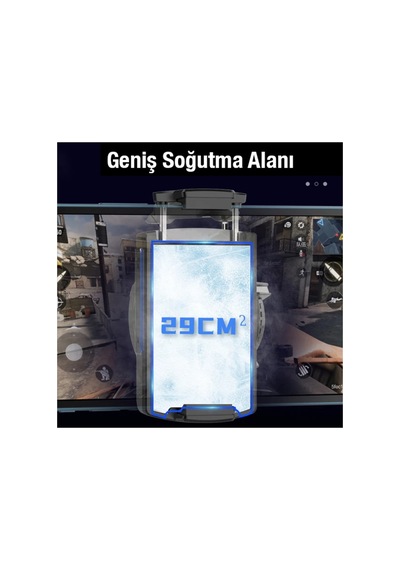 Dl08 Yarı İletken Telefon Soğutma Fanı Radyatör Soğutucu- 5775 - Karbul9606-2976 Mavi