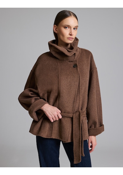 Pierre Cardin Kahverengi Yün Karışımlı Kaşe Mont 50329302-vr029