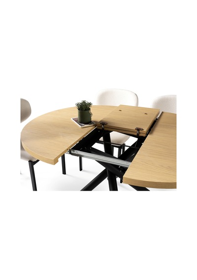 Truva Yuvarlark Açılır Mdf Mutak Masası 104cm Diğer