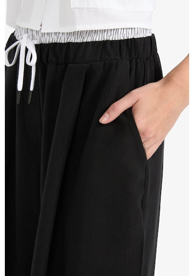 Defacto Baggy Fıt Normal Bel Akışkan Kumaş Pantolon G2870AX25AU