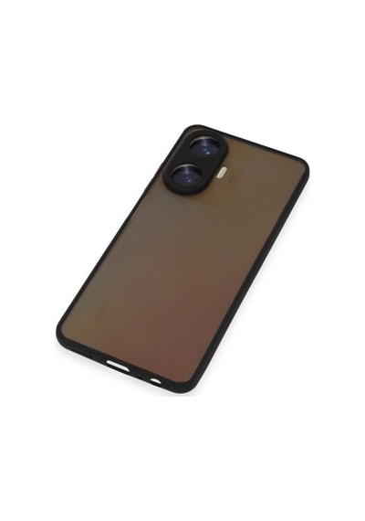 Realme C55 Kılıf Montreal Silikon Kapak - Siyah