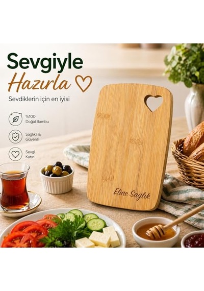 Kesme Tahtası Seti 2 Li 20x30 Cm 24x34 Cm 1 Cm Kalınlık Dayanıklı Ve Hijyenik Mutfak Kesim Panosu Diğer