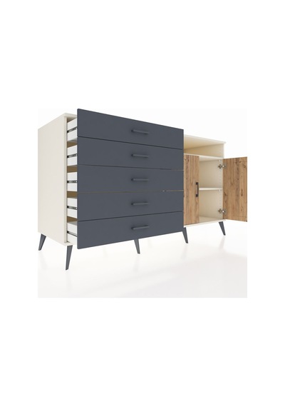 Kronos Konsol 2 Raflı 5 Çekmeceli 2 Kapaklı 176x59x99 Aytaşı-çam/ Aytaşı-çam/antrasit Kronos Konsol 2 Raflı 5 Çekmeceli 2 Kapaklı 176x59x99 Aytaşı-çam/ Aytaşı-çam/antrasit