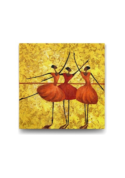 Balerinler Tablosu - 50x50cm 7/8 Yaş