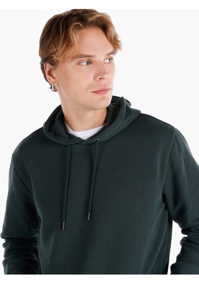 Colin's Colins Regular Fit Kapüşonlu Yeşil Erkek Sweatshirt Cl1059712 Koyu Yeşil
