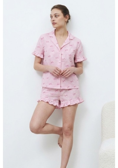 Norcia Sports Kadın Premium Fırfırlı Pembe Pijama Takımı Çok Renkli - 929322480 Çok Renkli - 929322480 Çok Renkli Norcia Sports Kadın Premium Fırfırlı Pembe Pijama Takımı Çok Renkli - 929322480 Çok Renkli - 929322480 Çok Renkli