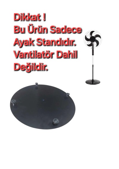 Raks Sf 16 Eco Plus Vantilatör Ayak Standı Siyah