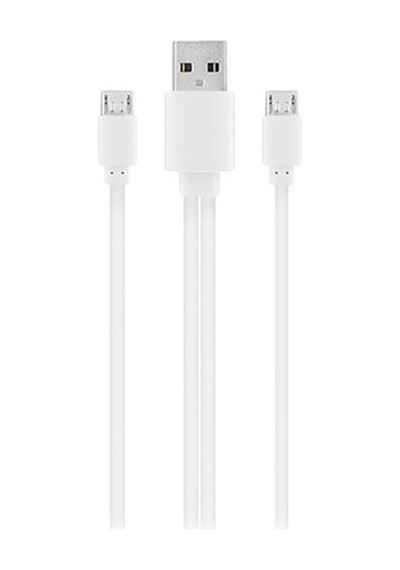 S-link Smg-328 2 Micro Usb Akıllı Telefonlar 1m Beyaz Şarj Kablo