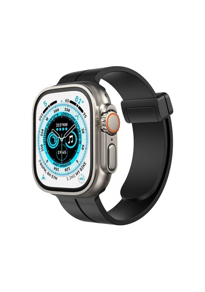 Newface Apple Watch 38mm Kr412 Elegance Stylısh Kordon - Siyah Diğer