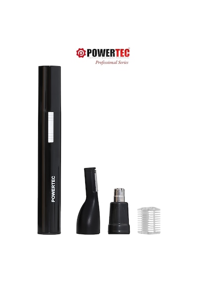 Powertec TR-404 Burun Kulak Kaş 2in1 Tıraş Makinesi Siyah