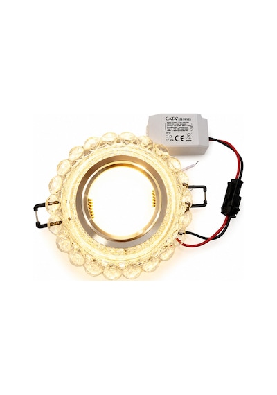 Ct-6594 Led Li Dekoratif Cam Spot Armatür Sümbül Kasa 150 Lm 4000k Duysuz Ampulsuz Diğer