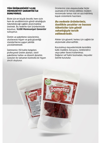 Kurutulmuş Dilimli Domates
