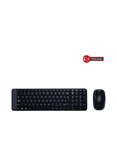 Logitech Mk220 (920-003163) Kablosuz Türkçe Q Klavye/Mouse Set - 548439726