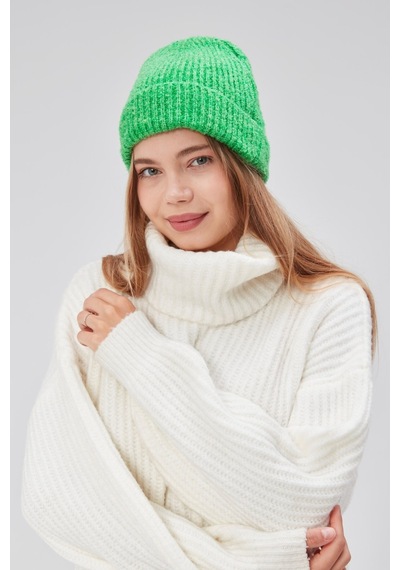 Derikem Basic Şık Standart Lüks Unisex Tiftik Bere Fıstık Yeşili