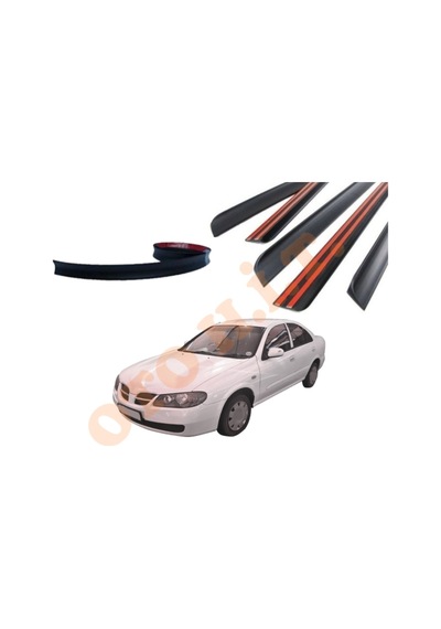 Nissan Almera 01-07 Uyumlu Bagaj Üstü Spoiler Mat Siyah